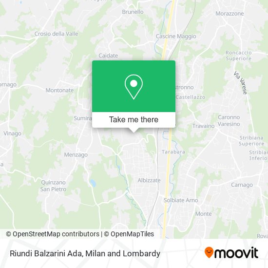Riundi Balzarini Ada map
