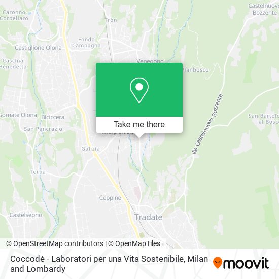 Coccodè - Laboratori per una Vita Sostenibile map