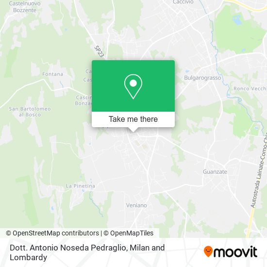 Dott. Antonio Noseda Pedraglio map