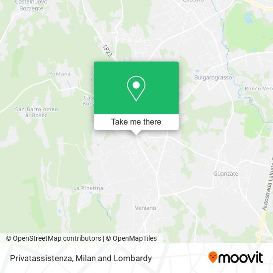 Privatassistenza map