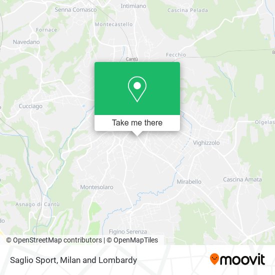 Saglio Sport map