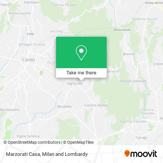 Marzorati Casa map