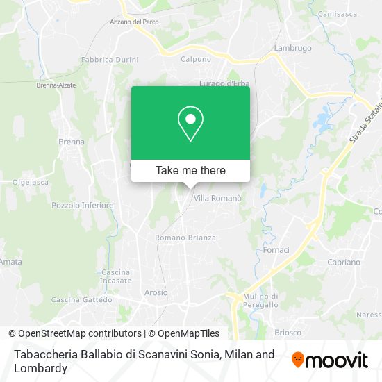 Tabaccheria Ballabio di Scanavini Sonia map