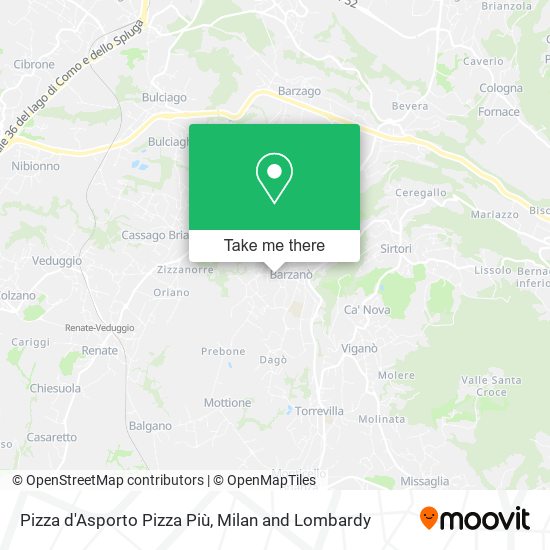Pizza d'Asporto Pizza Più map