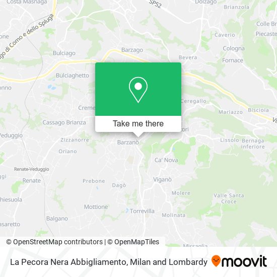 La Pecora Nera Abbigliamento map