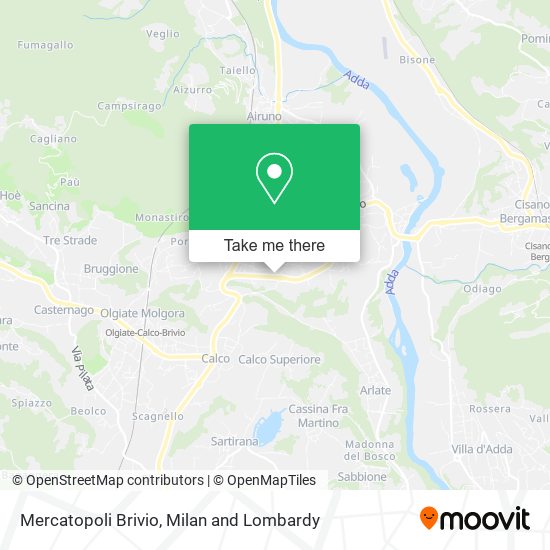Mercatopoli Brivio map