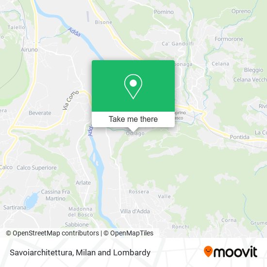 Savoiarchitettura map