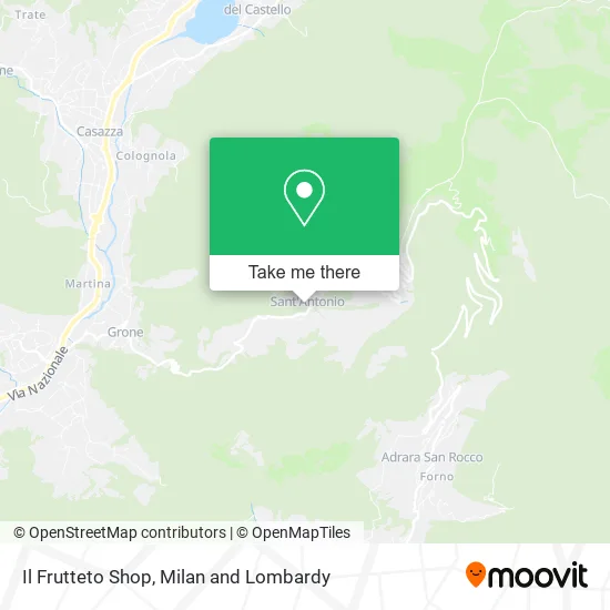 Il Frutteto Shop map