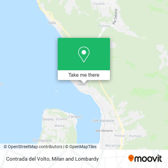 Contrada del Volto map