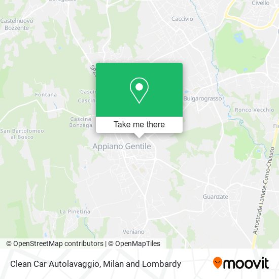 Clean Car Autolavaggio map