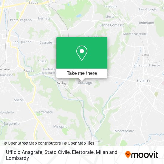 Ufficio Anagrafe, Stato Civile, Elettorale map