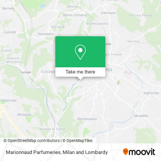 Marionnaud Parfumeries map