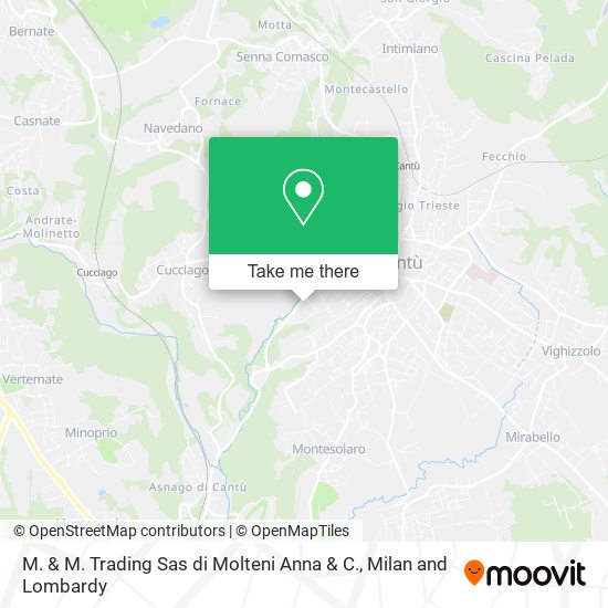 M. & M. Trading Sas di Molteni Anna & C. map
