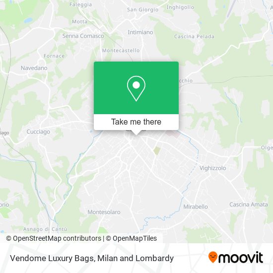 Vendome Luxury Bags map