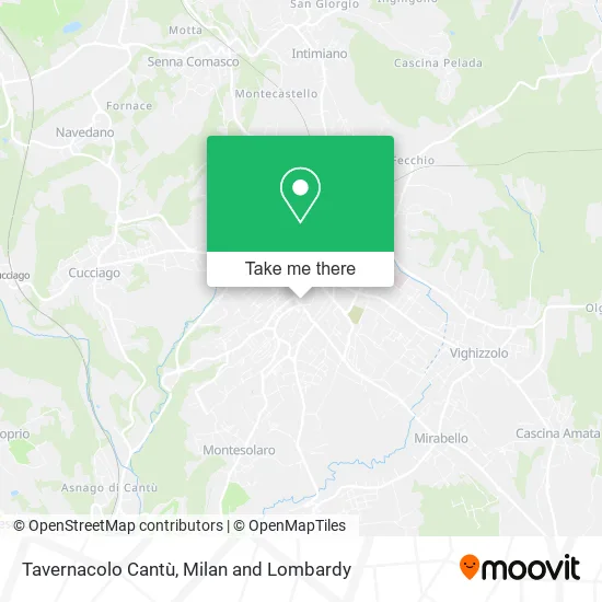 Tavernacolo Cantù map