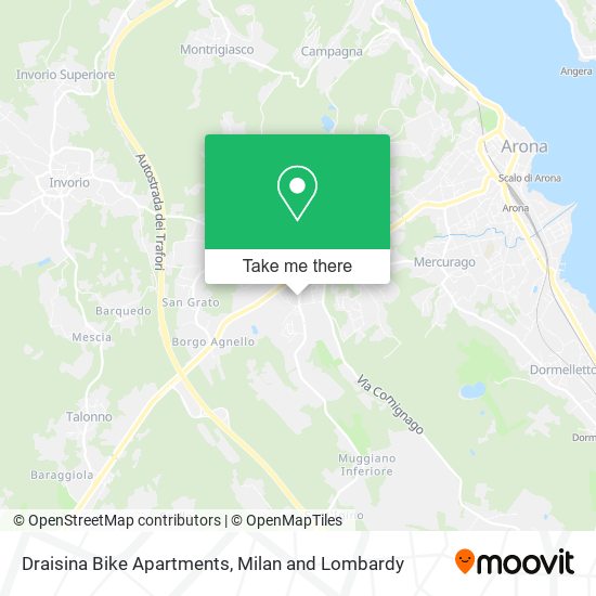 Draisina Bike Apartments map