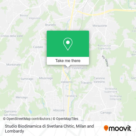 Studio Biodinamica di Svetlana Chitic map