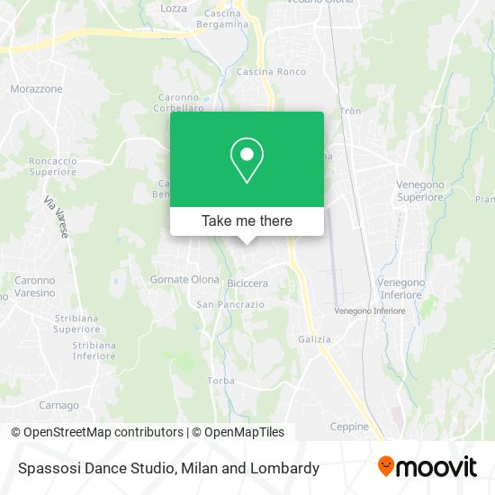 Spassosi Dance Studio map