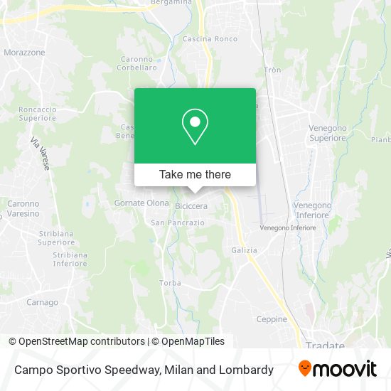 Campo Sportivo Speedway map