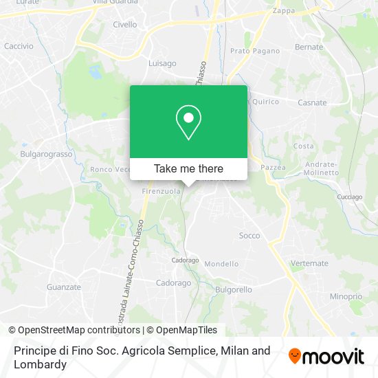 Principe di Fino Soc. Agricola Semplice map