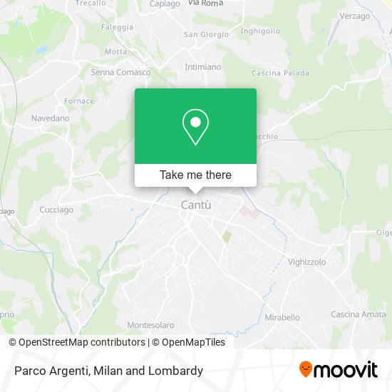 Parco Argenti map