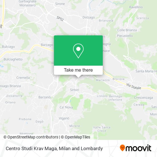 Centro Studi Krav Maga map