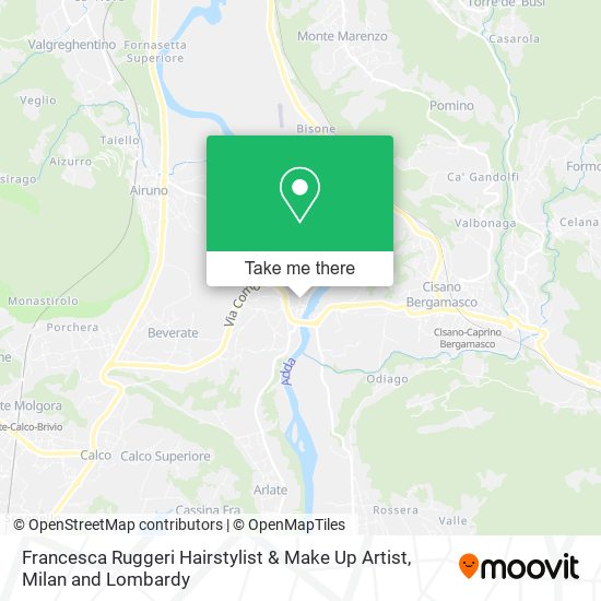 Francesca Ruggeri Hairstylist & Make Up Artist map