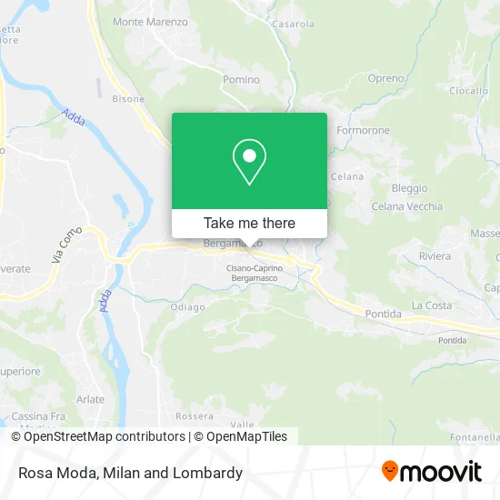 Rosa Moda map