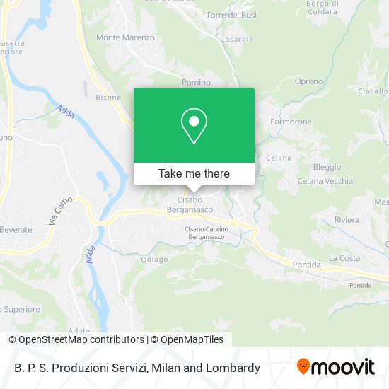 B. P. S. Produzioni Servizi map
