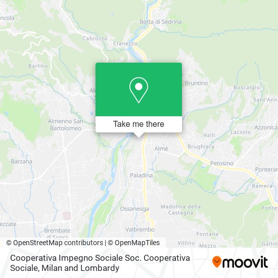 Cooperativa Impegno Sociale Soc. Cooperativa Sociale map