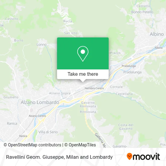 Ravellini Geom. Giuseppe map