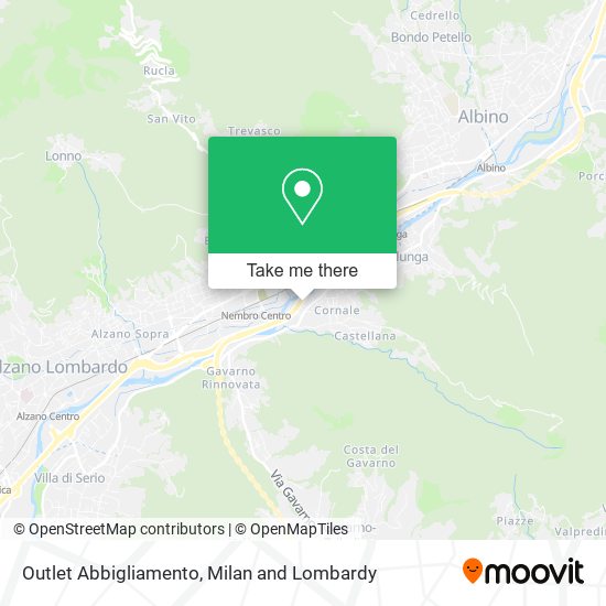 Outlet Abbigliamento map