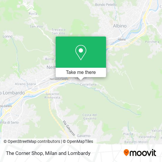 The Corner Shop map