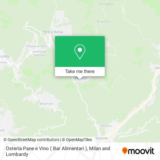 Osteria Pane e Vino ( Bar Alimentari ) map