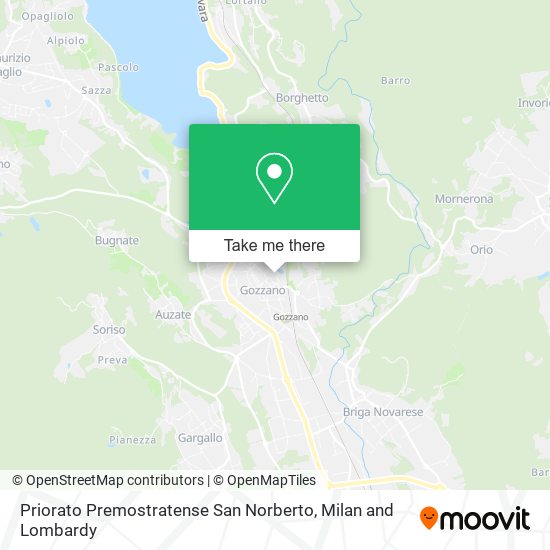 Priorato Premostratense San Norberto map