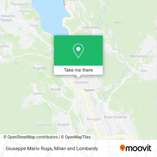 Giuseppe Mario Ruga map