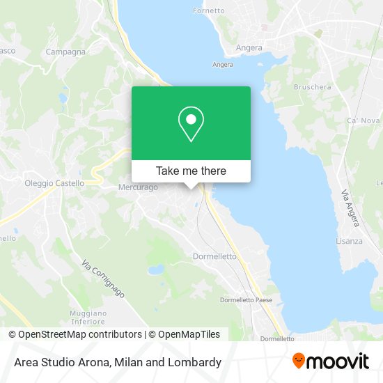 Area Studio Arona map