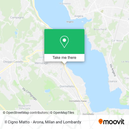 Il Cigno Matto - Arona map