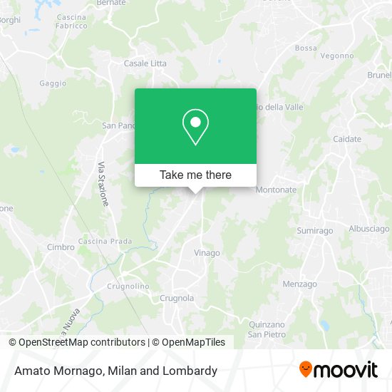 Amato Mornago map