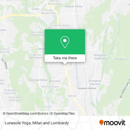 Lunasole Yoga map