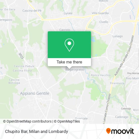 Chupito Bar map
