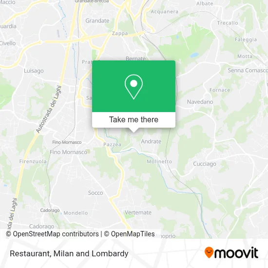 Restaurant map