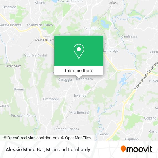 Alessio Mario Bar map