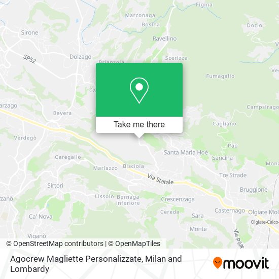 Agocrew Magliette Personalizzate map