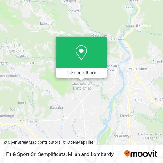 Fit & Sport Srl Semplificata map