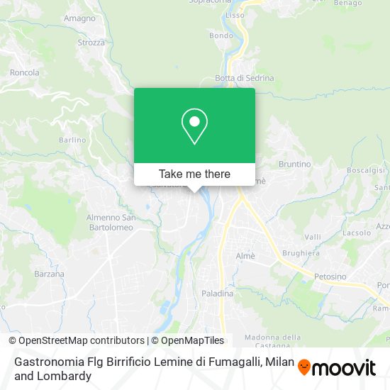 Gastronomia Flg Birrificio Lemine di Fumagalli map