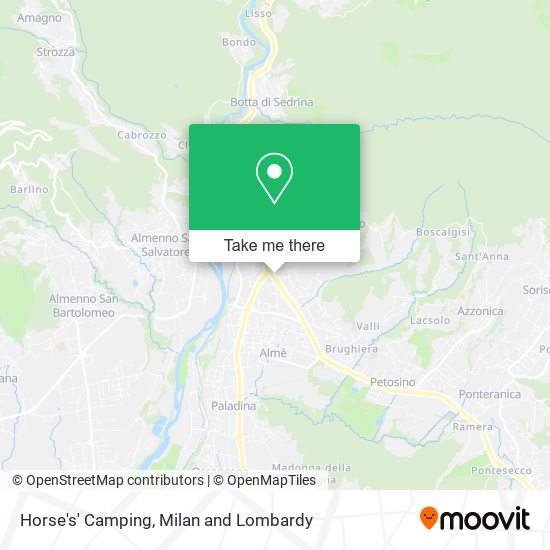 Horse's' Camping map