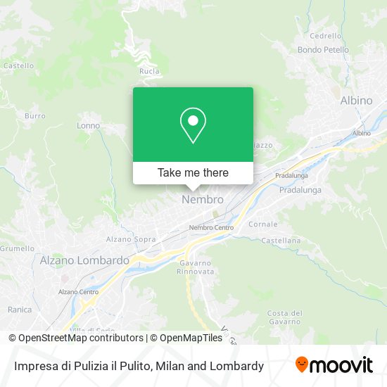 Impresa di Pulizia il Pulito map