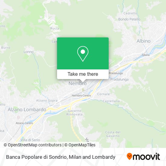 Banca Popolare di Sondrio map