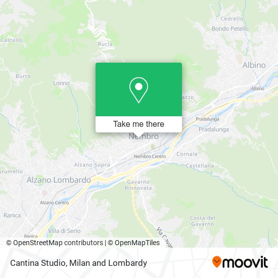 Cantina Studio map